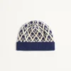 Bonnet en laine tricotée signature Toute La V