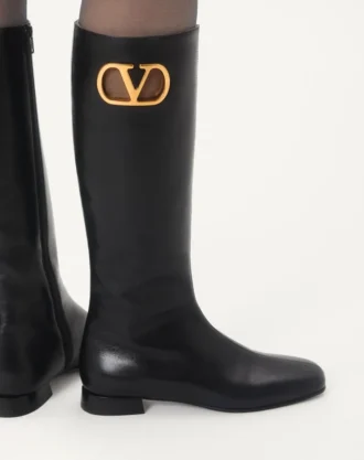 Bottes en cuir de chevreau Vlogo Signature 20 mm