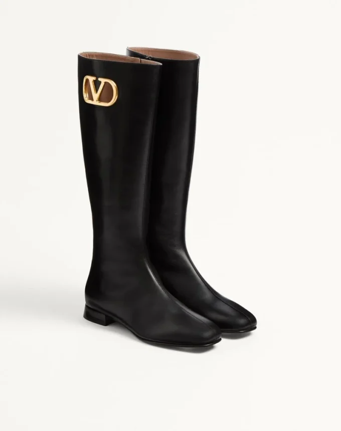 Bottes en cuir de chevreau Vlogo Signature 20 mm Bottes en cuir de chevreau Vlogo Signature 20 mm