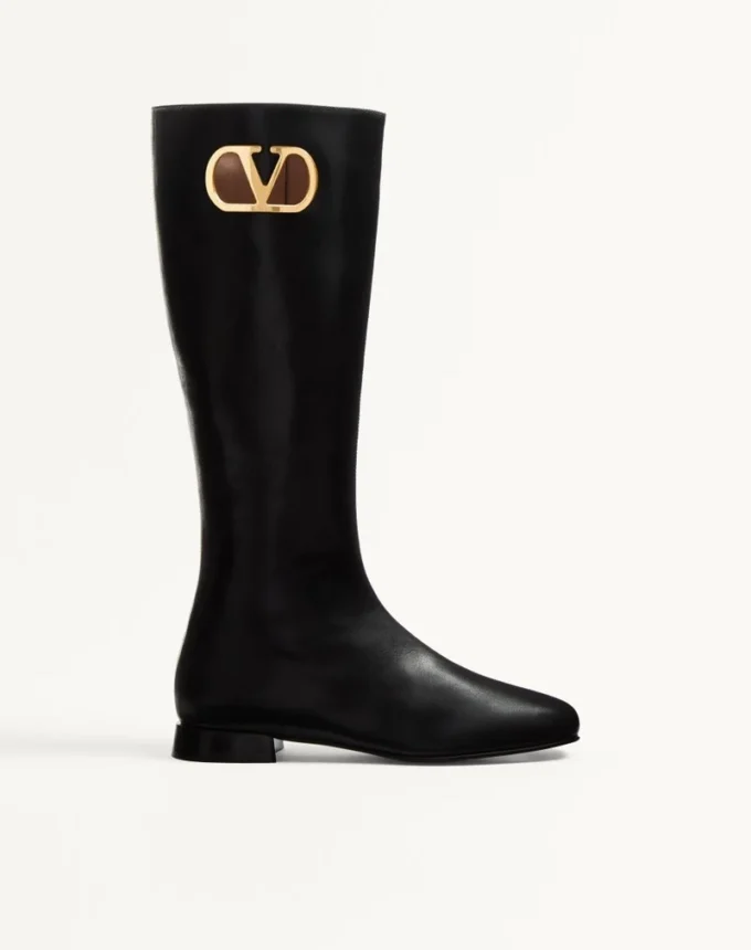 Bottes en cuir de chevreau Vlogo Signature 20 mm Bottes en cuir de chevreau Vlogo Signature 20 mm