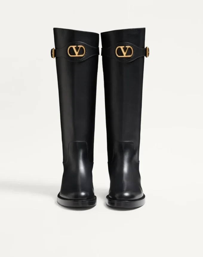 Bottes en cuir de veau Vlogo Signature 30 mm Bottes en cuir de veau Vlogo Signature 30 mm