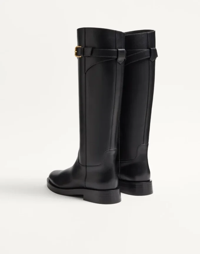 Bottes en cuir de veau Vlogo Signature 30 mm Bottes en cuir de veau Vlogo Signature 30 mm