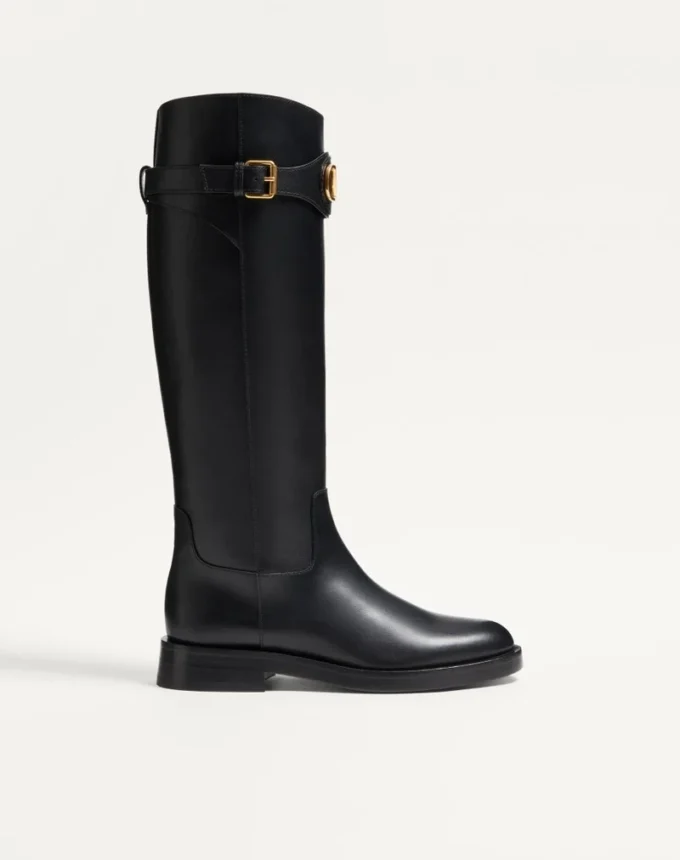 Bottes en cuir de veau Vlogo Signature 30 mm Bottes en cuir de veau Vlogo Signature 30 mm