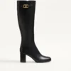 Bottes en cuir de veau Vlogo Signature 70 mm Bottes en cuir de veau Vlogo Signature 70 mm