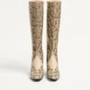 Bottes Equivoque en python 60 mm Bottes Equivoque en python 60 mm