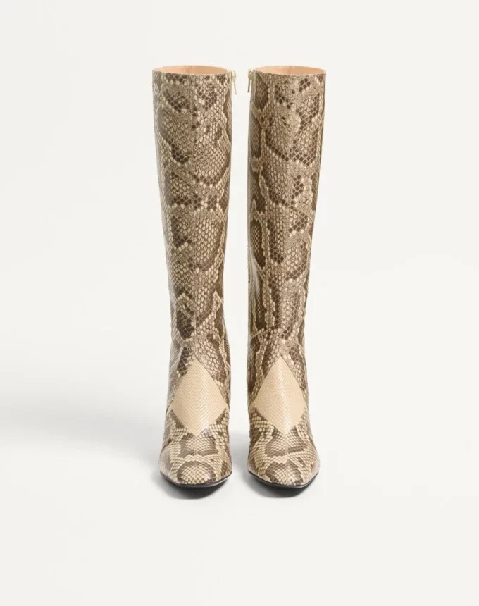 Bottes Equivoque en python 60 mm Bottes Equivoque en python 60 mm
