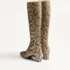 Bottes Equivoque en python 60 mm Bottes Equivoque en python 60 mm
