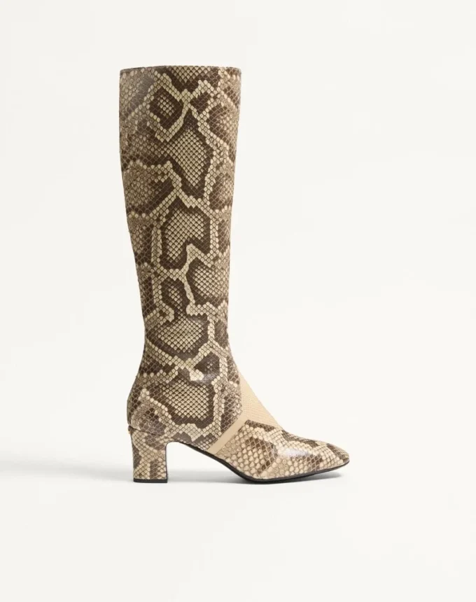 Bottes Equivoque en python 60 mm Bottes Equivoque en python 60 mm