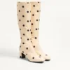 Bottes Equivoque en tissu moiré Plus De Pois 60 mm Bottes Equivoque en tissu moiré Plus De Pois 60 mm
