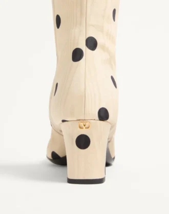 Bottes Equivoque en tissu moiré Plus De Pois 60 mm