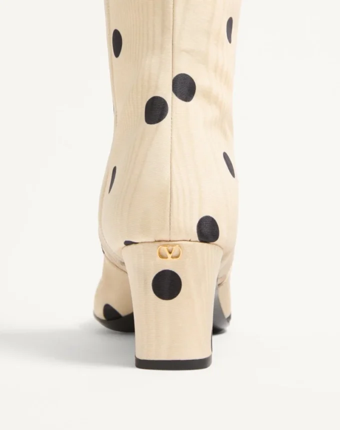 Bottes Equivoque en tissu moiré Plus De Pois 60 mm Bottes Equivoque en tissu moiré Plus De Pois 60 mm