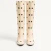Bottes Equivoque en tissu moiré Plus De Pois 60 mm Bottes Equivoque en tissu moiré Plus De Pois 60 mm