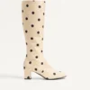 Bottes Equivoque en tissu moiré Plus De Pois 60 mm Bottes Equivoque en tissu moiré Plus De Pois 60 mm