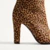 Bottes Hotty en cuir de veau effet poney 100 mm Bottes Hotty en cuir de veau effet poney 100 mm