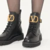 Bottes militaires en cuir de veau Vlogo Signature 35 mm / 0,8 pouces