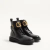 Bottes militaires en cuir de veau Vlogo Signature 35 mm / 0,8 pouces