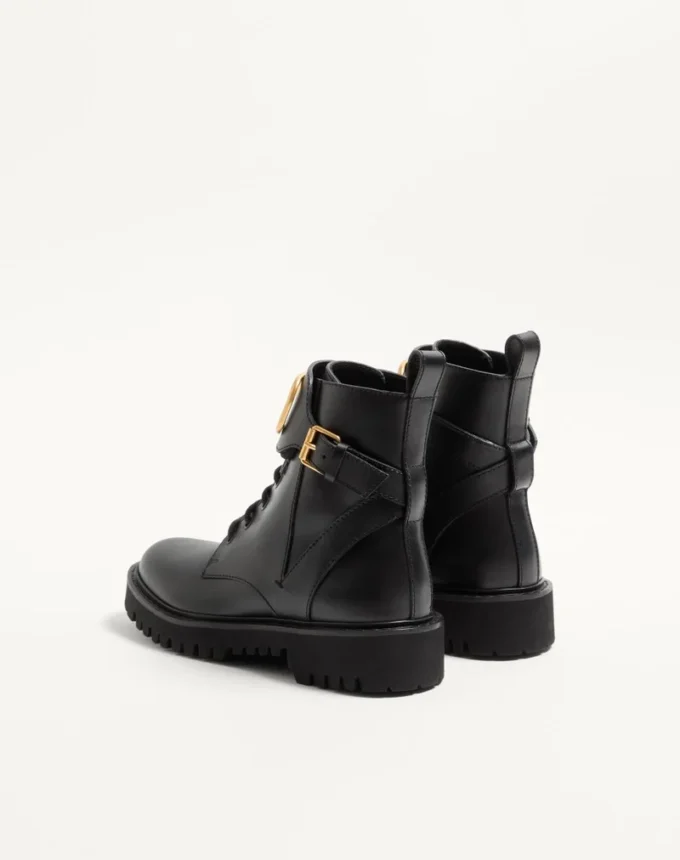 Bottes militaires en cuir de veau Vlogo Signature 35 mm / 0,8 pouces