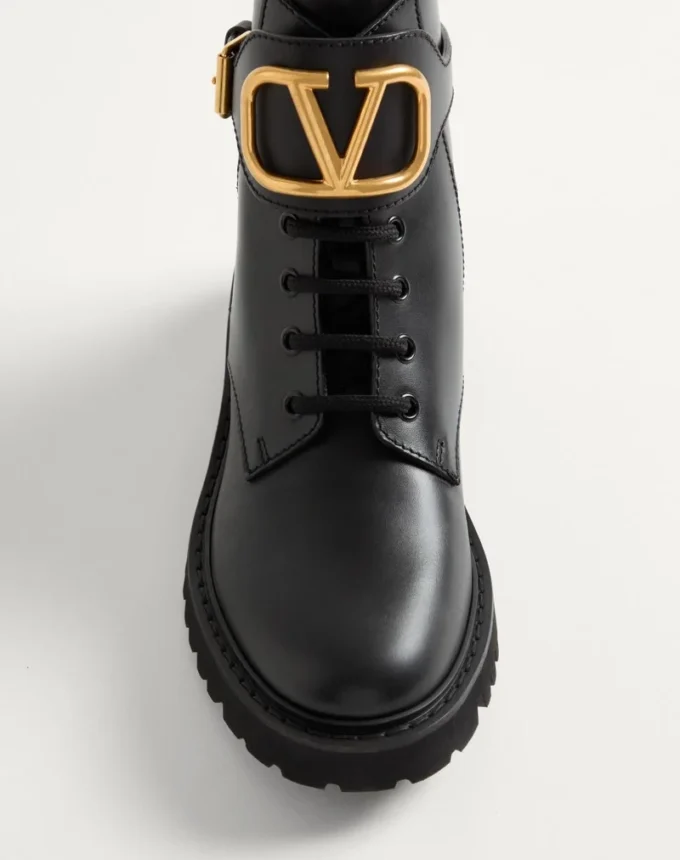 Bottes militaires en cuir de veau Vlogo Signature 35 mm / 0,8 pouces