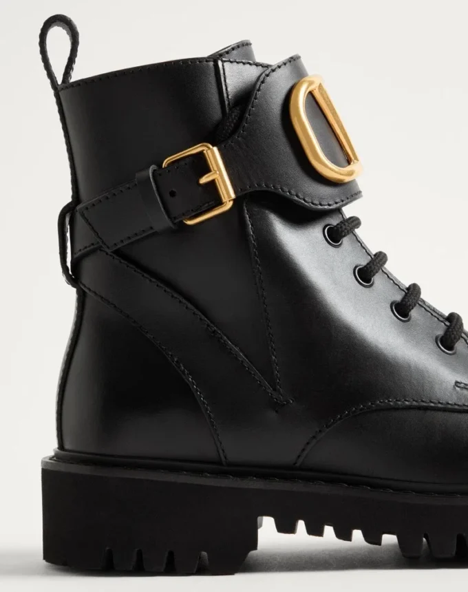 Bottes militaires en cuir de veau Vlogo Signature 35 mm / 0,8 pouces