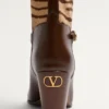 Bottes Pattie en cuir de veau effet poney 75 mm Bottes Pattie en cuir de veau effet poney 75 mm