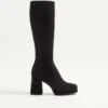 Bottes à plateforme Fawcette en cuir croûte 90 mm Bottes à plateforme Fawcette en cuir croûte 90 mm