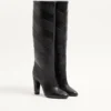 Bottes Rayons Nappa à motif chevron 100 mm Bottes Rayons Nappa à motif chevron 100 mm