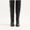 Bottes Rayons Nappa à motif chevron 100 mm Bottes Rayons Nappa à motif chevron 100 mm