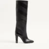 Bottes Rayons Nappa à motif chevron 100 mm Bottes Rayons Nappa à motif chevron 100 mm