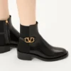 Bottines en cuir de veau Vlogo Signature 30 mm Bottines en cuir de veau Vlogo Signature 30 mm