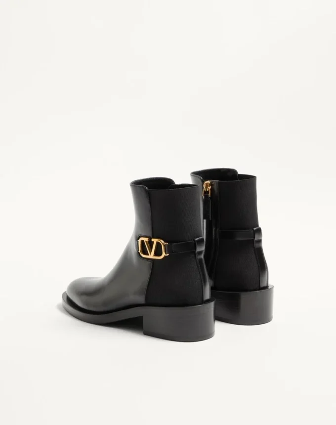 Bottines en cuir de veau Vlogo Signature 30 mm Bottines en cuir de veau Vlogo Signature 30 mm