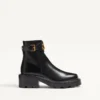 Bottines en cuir de veau Vlogo Signature 55 mm Bottines en cuir de veau Vlogo Signature 55 mm