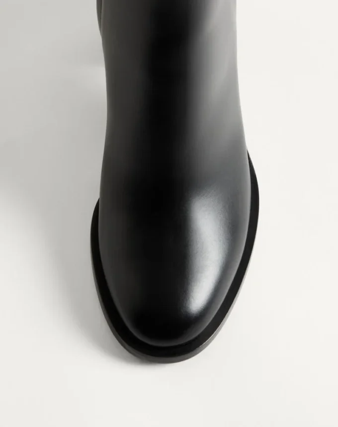 Bottines en cuir de veau Vlogo Signature 75 mm Bottines en cuir de veau Vlogo Signature 75 mm
