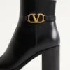 Bottines en cuir de veau Vlogo Signature 75 mm Bottines en cuir de veau Vlogo Signature 75 mm