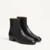Bottines Pat en cuir de chevreau