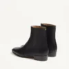 Bottines Pat en cuir de chevreau