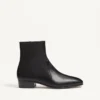 Bottines Pat en cuir de chevreau