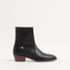 Bottines Pat en cuir de chevreau