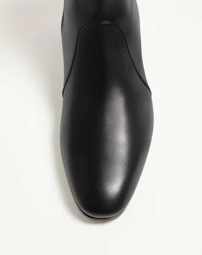Bottines Pat en cuir de chevreau