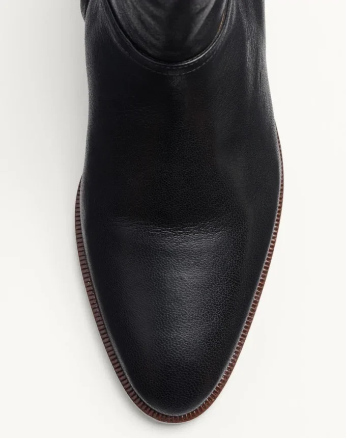 Bottines Pat en cuir de chevreau