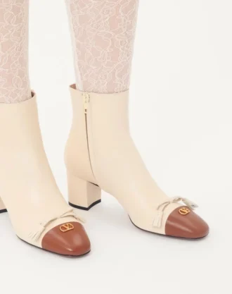 Bottines Valet Du Roi en cuir de chevreau 60 mm