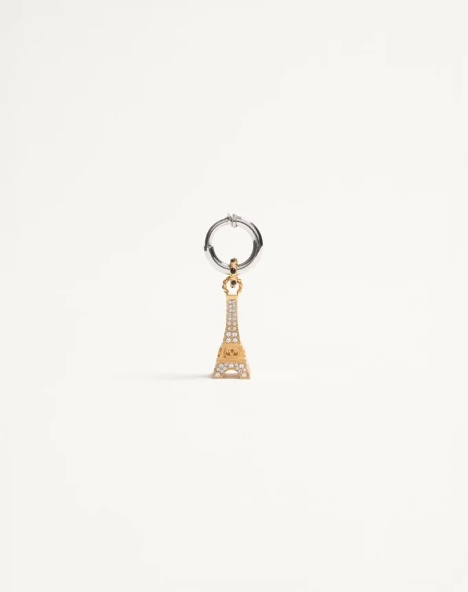 Boucle d’oreille unique Valentino Garavani Chez Valentino en métal et cristaux Swarovski® Boucle d’oreille unique Valentino Garavani Chez Valentino en métal et cristaux Swarovski®