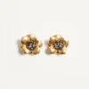 Boucles d’oreilles Fleur Lumineuse en métal Boucles d’oreilles Fleur Lumineuse en métal