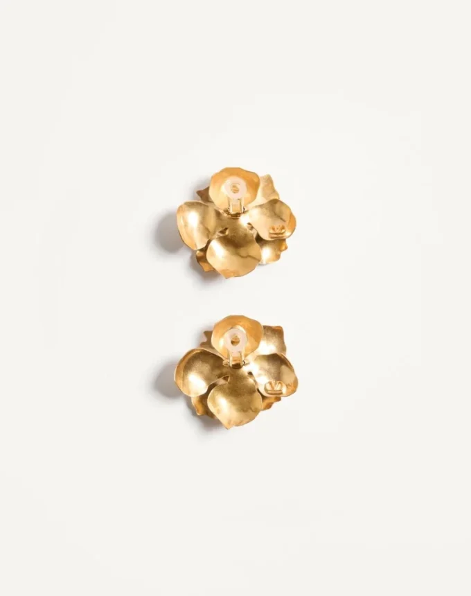 Boucles d’oreilles Fleur Lumineuse en métal Boucles d’oreilles Fleur Lumineuse en métal