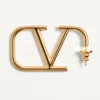 Boucles d&rsquo;oreilles métalliques Vlogo Signature