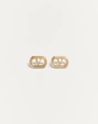 Boucles d&rsquo;oreilles Ovalette en métal