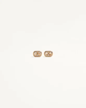 Boucles d’oreilles Ovalette en métal et cristaux Swarovski® Boucles d’oreilles Ovalette en métal et cristaux Swarovski®