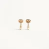 Boucles d’oreilles Ovalette en métal, perles et cristaux Swarovski® Boucles d’oreilles Ovalette en métal, perles et cristaux Swarovski®