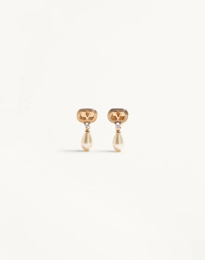 Boucles d’oreilles Ovalette en métal, perles et cristaux Swarovski® Boucles d’oreilles Ovalette en métal, perles et cristaux Swarovski®