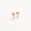 Boucles d’oreilles Ovalette en métal, perles et cristaux Swarovski® Boucles d’oreilles Ovalette en métal, perles et cristaux Swarovski®