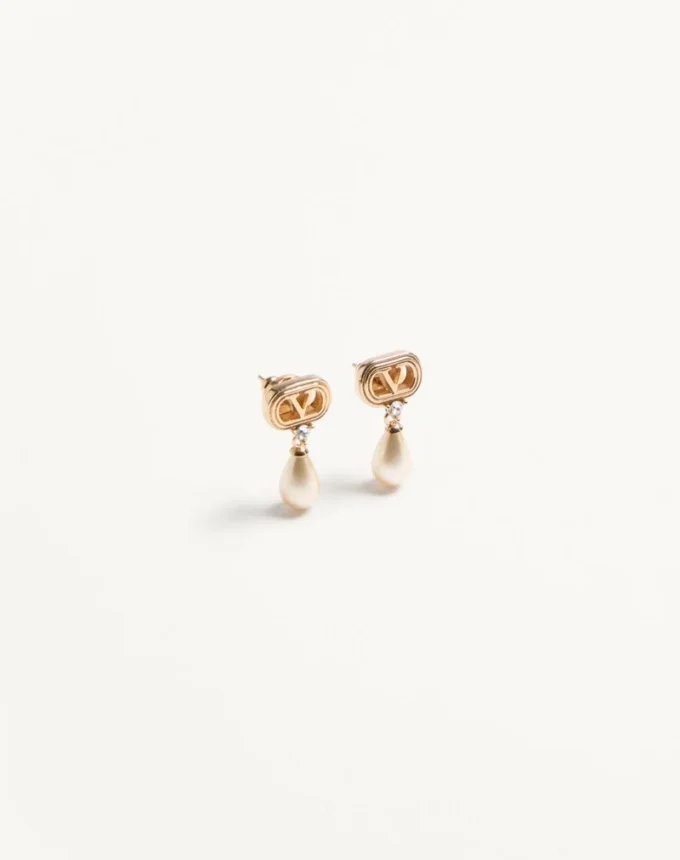 Boucles d’oreilles Ovalette en métal, perles et cristaux Swarovski® Boucles d’oreilles Ovalette en métal, perles et cristaux Swarovski®